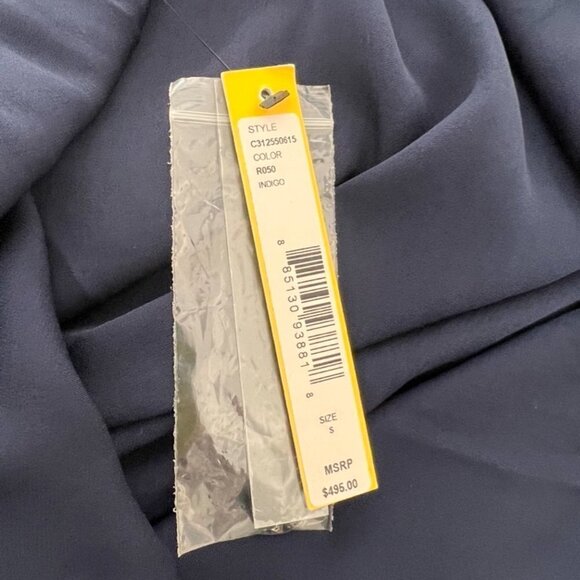 Alice + Olivia silk indigo lace maxi dress size S - Picture 5 of 7